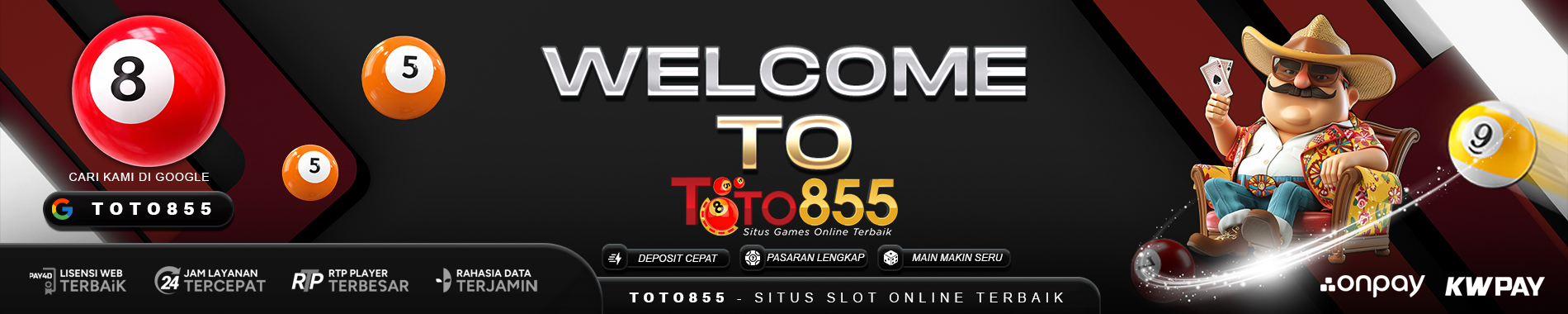 WELCOME TO TOTO855